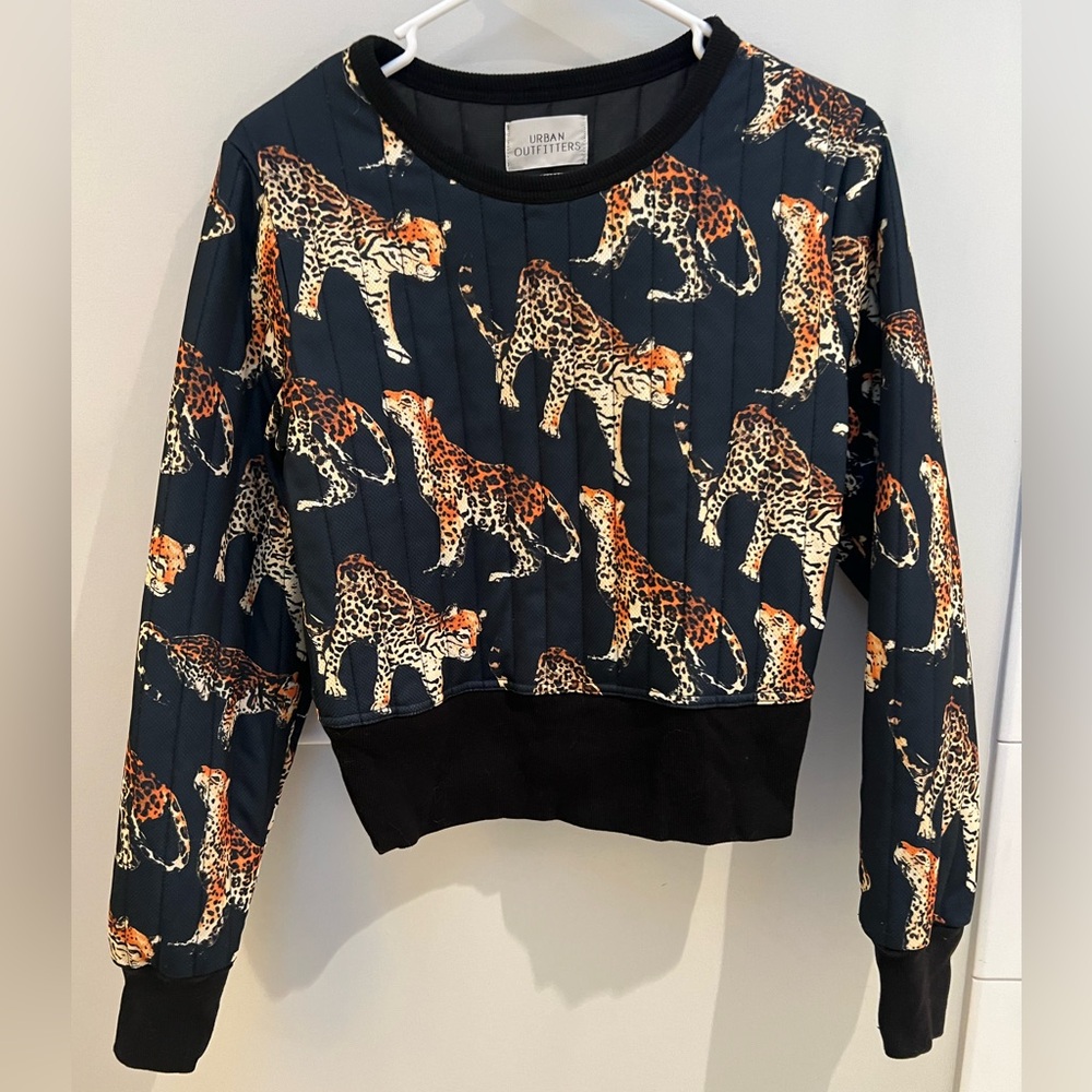 Urban Outfitters leopard sweatshirt